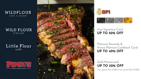 bpi visa signature dining promo